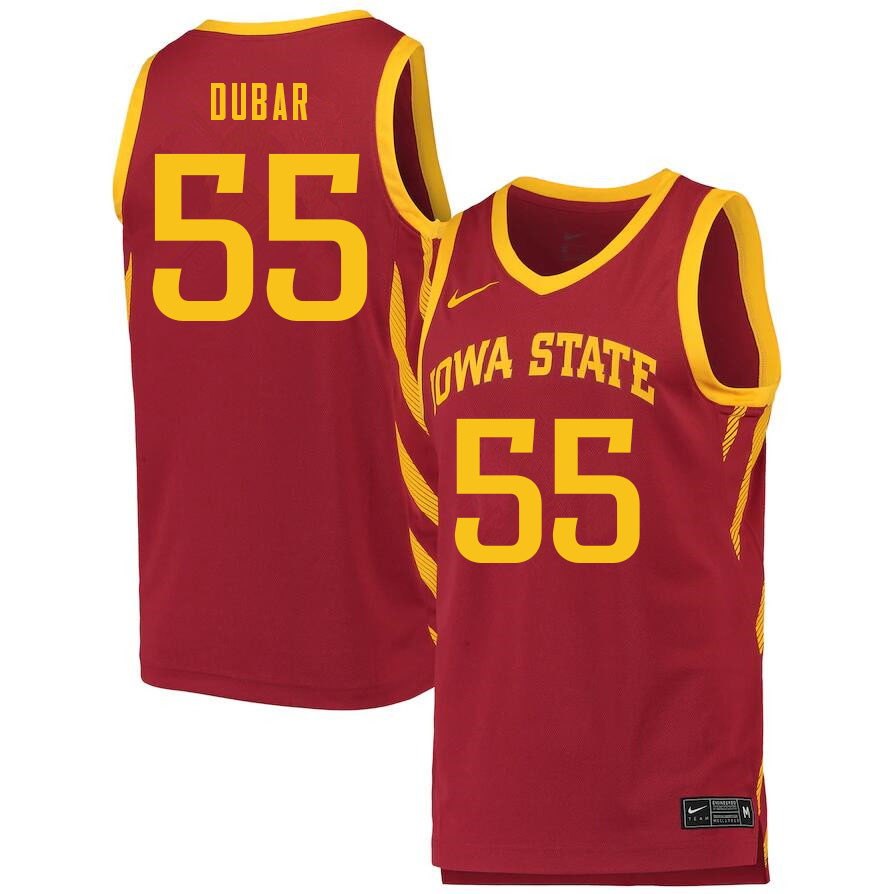 Men #55 Darlinstone Dubar Iowa State Cyclones College Basketball Jerseys Sale-Cardinal - Click Image to Close